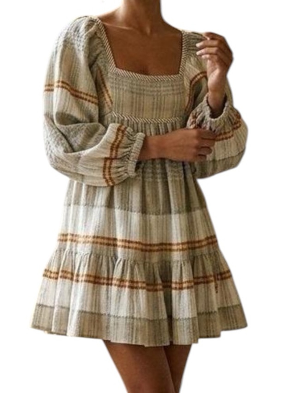 **NWT** Free People Cozy Stripe Mini Dress
